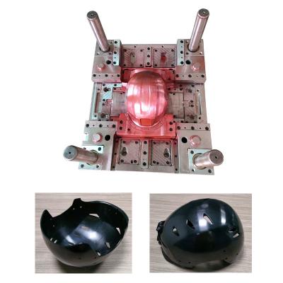 China OEM 500000 Shots Injection Plastics Bicycle Helmet Mold S50C Single Cavity for sale