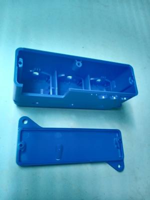 China High precision injection molding for plastic parts blue color custom plastic tooling for sale