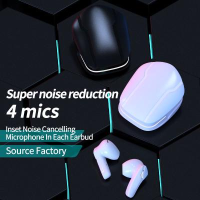 China Hybrid In-ear P.J. Active Noise Canceling TWS Earbuds Bluetooth Earbuds AI Phone Call Moise Wireless Headphones for sale