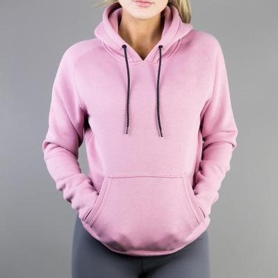 China Anti-pilling 2018 women 100% cotton fashion long sleeves gym raglans grow hoodie for sale