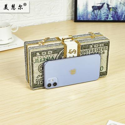 China High quality fashion bling dollar sign purses and handbags ready to ship summer bags for sale