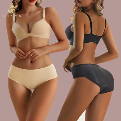 China Antibacterial Hot Latest Design Seamless Butt Lifter Control Panties Briefs For Sexy Adult Ladies Feminine Women for sale