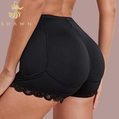 China Antibacterial Women Plus Size Lace Control Seamless Panties Shapewear Shorts Hip And Butt Pads Shaper Butt Lifter for sale