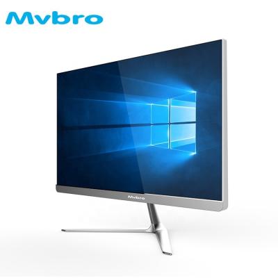 China 21.5 inch aio frameless pc desktop computer with high quality intel core i3/i5/i7 DDR4 ssd all in one monoblock pc 22