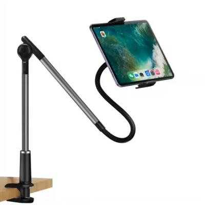 China Lazy Adjustable Popular Long Arm Tablet Stand Holder Desktop Mobile Phone Holder Metal Lazy for sale