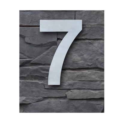 China Wall Mounted Stainless Steel Numbers Hotel Room Door Number Sign House Numbers for sale