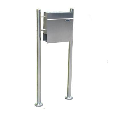 China 100% Freestanding Top Quality Stainless Steel Hardware Locking Mailsafe Locking Mailbox for sale