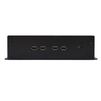 China For Business Fanless Mini Pc Computer Desktop Intel i7-8565U Quad-Core Eight-Thread Industrial Computer for sale