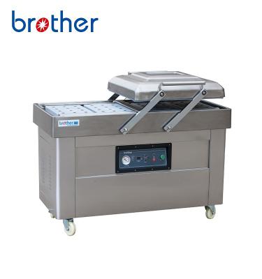 China DZ400/2SB Food Brother Food Double Vacuum Pit Food Bag Vacuum External Packing Machine With Gas-flow for sale