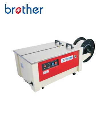 China Basic Type Strapping Brother Semi Automatic table pp belt small pallet carton low strapping machine machinery for sale