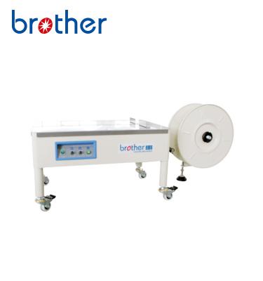 China Basic Type Tying Brother Semi Automatic Table Top PP Belt Cardboard Case Manual Bundling Bandage Box Tying Machine for sale