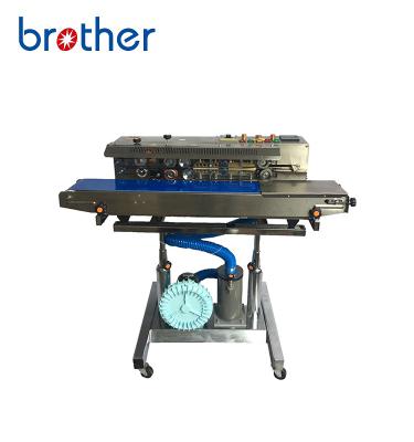 China Food Brother SF150G Continuous Band Sealer With Nitrogen Gas Filling for sale