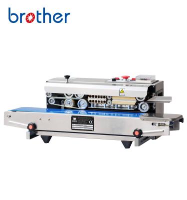 China Automatic Food Food Plastic Bag And Aluminum Foil Heat Sealing Continuous Band Sealer Machine for sale