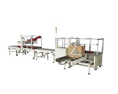 China Automatic Beverage Brother Packing Carton Box Seal Line Machine APL-CSS07 for sale