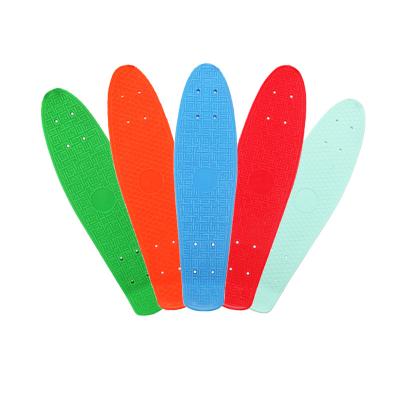 China OEM High Quality 22 Inch Youth Plastic Board Deck Skateboard Decks Fish Skateboard For Kids for sale