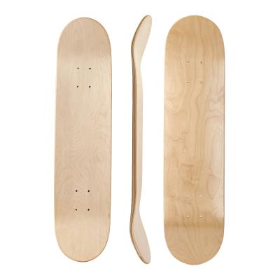 China High Quality Adult Maple Deep Concave Wood Blank Panel Skateboard 7 Ply Custom Skateboard Deck for sale