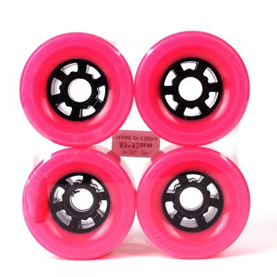 China Wholesale Adult OEM Street 83mm Skateboard 78A PU Skate Board Free Blank Wheels for sale