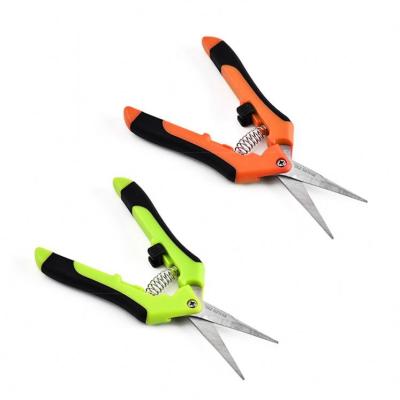 China Anti-Slip Handle Hydroponics Pruner Grow System Lightweight Pruner Garden Scissors Shear For Green Plant for sale