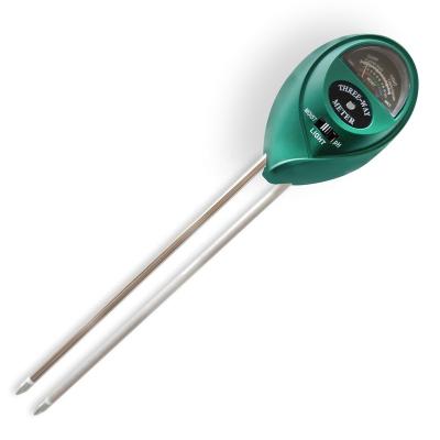 China Insert In Soil 3 in 1 Lightweight Soil Tester Moisture Moisture PH Value Analyzer Test Detector for Garden for sale