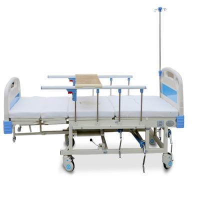 China EU-HC525 Manual Bed High Quality Muti-function Hospital Bed Home Centers Nursing Nursing Hospital Bed for sale