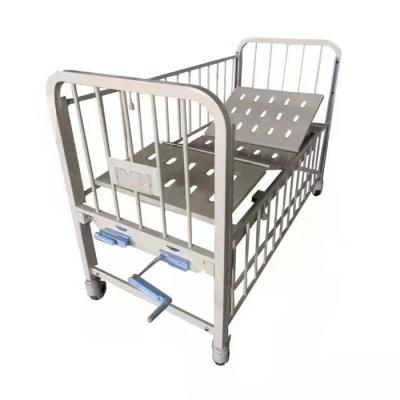 China Child Hospital Bed EU-CB620 China Mechanical Back Adjustable Manual Beds Manual Medical Patient Bed 2 Two Crank For Clinic for sale