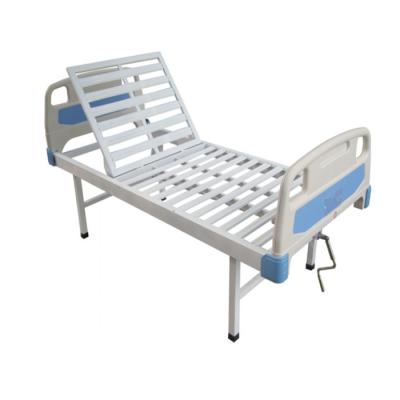 China Hot Selling Manual Hospital Bed EU-HC551 One Function Hospital Bed Price Manual Adjustable Medical Clinic Bed for sale