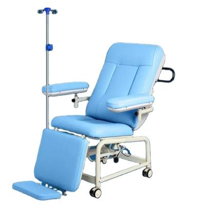 China Modern Hospital Dialysis Blood Donor Couch Blood Transfusion Phlebotomy Chair Manufacturers Infusion Chairs EU-MC609 for sale