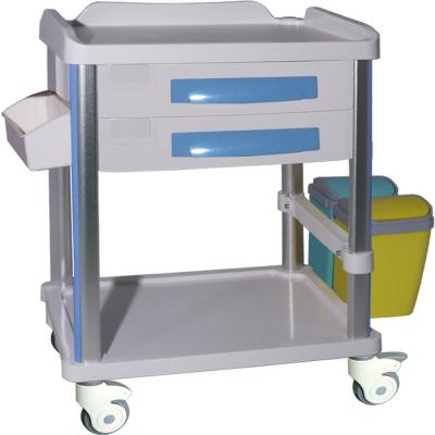 China EU-0151-1 Traditional Hospital ABS Medical Hospital Medicine Trolley for sale