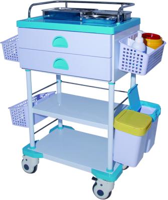 China Traditional ABS Inpatient Medical Trolley Machine Medical Equipment Carts EU-0151-11 for sale