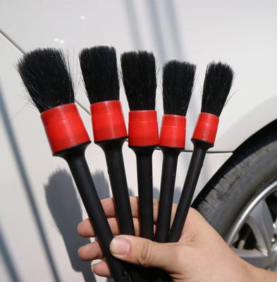 China Household Tool Kit 5 Pcs Brush Auto Car Detailing Reading Brush For Car Washing for sale