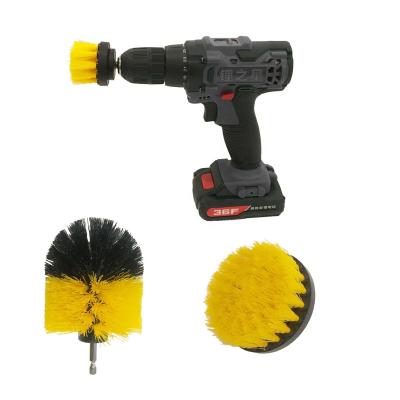 China Wholesale Viable Electric Drill Brush For Car Carpet Cleaning Upholstery for sale