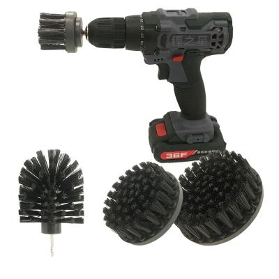 China Sustainable Automotive Detail Drill Brush For Cleaning Car Tires And Wheels for sale