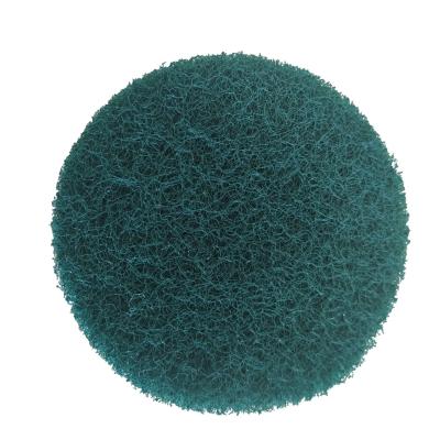 China Sustainable Durable Green 4 Inches Scouring Pad For Kitchen Dishes for sale