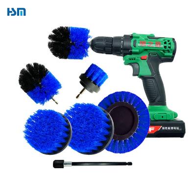 China Viable 7 Pieces Drill Scrubber Scrubber Wash Brush For Drill Car Cleaning Brushes For Cleaning Space for sale