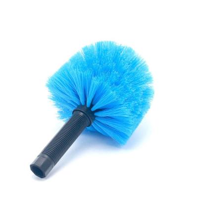 China Flexible Blue Color Cobweb Duster Cloth Hot Sale Extension Arched Spider Web Broom for sale