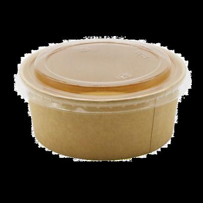 China 100% food grade disposable ensaladera de papel desechable take away paper salad bowl for sale