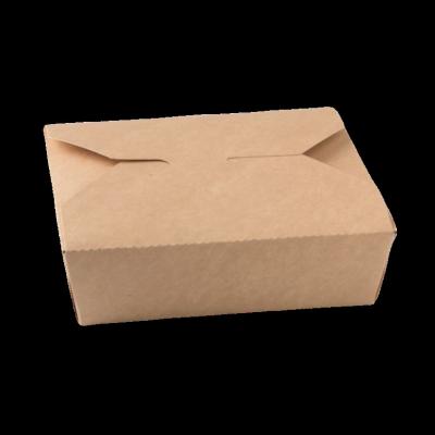 China Disposable Custom Printed Paper Food Box , Kraft Paper Box for sale