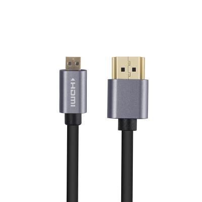 China COMPUTER wholesale 1.5m mic hdmi to hdmi cable 4k for connecting mobile phone HD TV digital cameras for sale