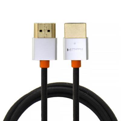 China Multimedia Factory Promotion 2160p 4K 3D Shell High Speed ​​Aluminum Gold Plated HDTV HD HDMI Cable for sale