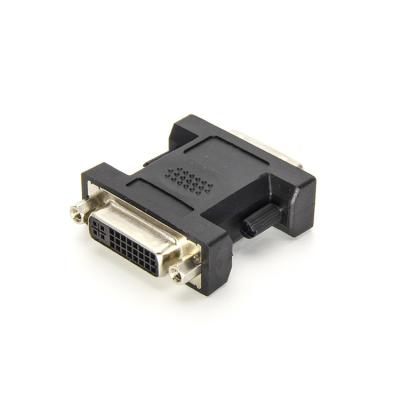 China Short LAPTOP Lead Time Factory Price DVI-D Male To Female Adapter Black Color Fast Delivery for sale