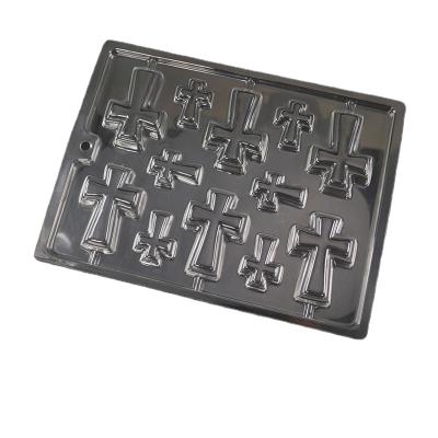 China Sustainable High Quality Cross Chocolate Mold Custom Plastic Mold For Chocolate for sale