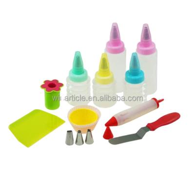 China Sustainable Cake Supplier Wholesale Kids Baking Set For Cupcake Or Cake Decorating Set for sale