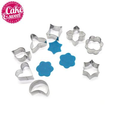 China Custom 8 Sustainable Set Make Stainless Steel Cookie Cutter Cookie Mold for sale