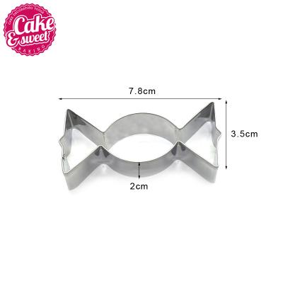 China Sustainable Custom Cookie Cutter Candy Shape Stainless Steel Cookie Cutter for sale