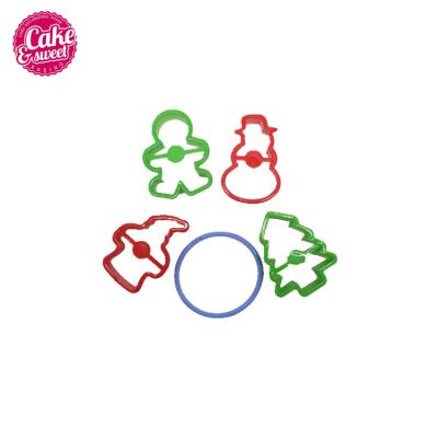 China Sustainable Promotional Christmas Plastic Cookie Cutter for sale