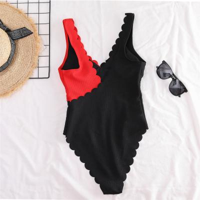 China Women's Breathable Breathable Hot Style Special Petal Edge Personalized One-Piece Swimsuit Bikini for sale