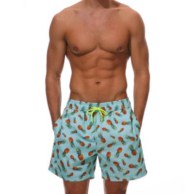 China Custom Outdoor Lightweight Anti-Wrinkle Quick-drying Swimming Trunks For Men Custom Printing Swim Trunk for sale