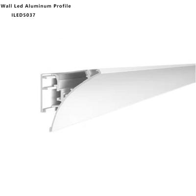 China LED LINEAR OEM factory custom wall led profile 3m led strip extrusion 37x50mm white led wall profile ceiling for sale