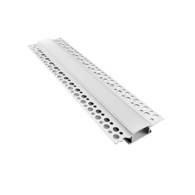 China LED factory price LINEAR drywall led profile plaster wide led profile plaster in profile aluminum channel for led str for sale