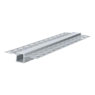 China LED LINEAR factory price led profile drywall 55x15mm plaster-in led profile recessed plaster in aluminum profile channel for led strip for sale